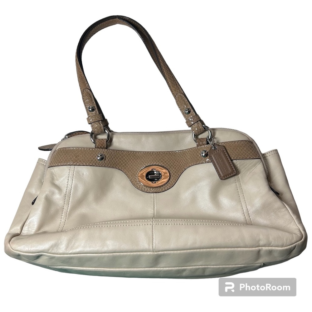 Coach Penelope Purse cream/tan